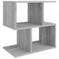 Preview: Nachttisch Grau Sonoma 50x30x51,5 cm Holzwerkstoff