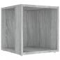 Preview: Beistelltisch Grau Sonoma 33x33x34,5 cm Holzwerkstoff