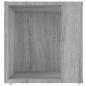 Preview: Beistelltisch Grau Sonoma 33x33x34,5 cm Holzwerkstoff