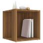 Preview: Beistelltisch Braun Eichen-Optik 33x33x34,5 cm Holzwerkstoff