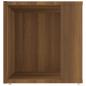 Preview: Beistelltisch Braun Eichen-Optik 33x33x34,5 cm Holzwerkstoff