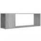 Preview: TV-Schrank Grau Sonoma 100x24x32 cm Holzwerkstoff