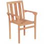 Preview: 3-tlg. Bistro-Set Teak Massivholz