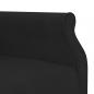 Preview: Schlafsofa in L-Form Schwarz 271x140x70 cm Samt