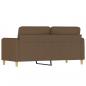 Preview: 2-Sitzer-Sofa Braun 140 cm Stoff