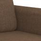 Preview: 2-Sitzer-Sofa Braun 140 cm Stoff