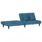 Preview: Schlafsofa Blau Samt