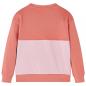 Preview: Kinder-Sweatshirt mit Farbblock Rosa 104