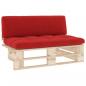 Preview: Outdoor-Mittelsofa Paletten Imprägniertes Kiefernholz