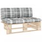 Preview: Outdoor-Mittelsofa Paletten Imprägniertes Kiefernholz