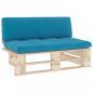 Preview: Outdoor-Mittelsofa Paletten Imprägniertes Kiefernholz