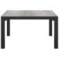 Preview: Garten-Couchtisch Grau 55x55x31 cm DPC und Stahl