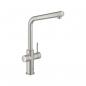 Preview: GROHE Blue Home Starter Kit, mit Filter, L-Auslauf, bis 150° schwenkbar, supersteel (31454DC1)