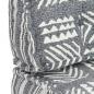 Preview: Palettensofa-Auflage Grau Stoff Patchwork