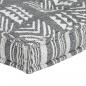 Preview: Palettensofa-Auflage Grau Stoff Patchwork