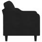 Preview: Sessel Schwarz 60 cm Stoff