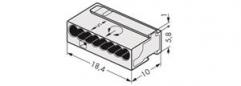 Preview: WAGO Kontakttechnik WAGO-Micro-Klemmen 8x0,6-0,8qmm Farbe: lichtgrau (50 ST)