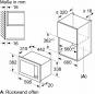 Preview: Siemens BE623LMB3 iQ300 Einbau-Mikrowelle, 800 W, 20L, 382x595x335mm, cookControl8, Grillfunktion, schwarz/Edelstahl