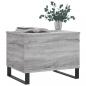 Preview: Couchtisch Grau Sonoma 60x44,5x45 cm Holzwerkstoff