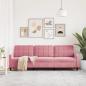 Preview: 3-Sitzer-Sofa Rosa 210 cm Samt