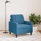 Preview: Sessel Blau 60 cm Samt