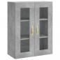 Preview: Highboard Betongrau 69,5x34x180 cm Holzwerkstoff