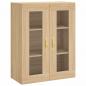 Preview: Highboard Sonoma-Eiche 69,5x34x180 cm Holzwerkstoff