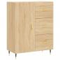 Preview: Highboard Sonoma-Eiche 69,5x34x180 cm Holzwerkstoff