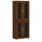 Preview: Highboard Braun Eichen-Optik 69,5x34x180 cm Holzwerkstoff