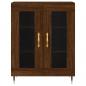 Preview: Highboard Braun Eichen-Optik 69,5x34x180 cm Holzwerkstoff