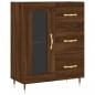 Preview: Highboard Braun Eichen-Optik 69,5x34x180 cm Holzwerkstoff