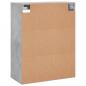 Preview: Wandschrank Betongrau 69,5x34x90 cm