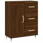 Preview: Highboard Braun Eichen-Optik 69,5x34x180 cm Holzwerkstoff