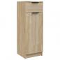 Preview: Badschrank Sonoma-Eiche 32x34x90 cm Holzwerkstoff