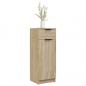 Preview: Badschrank Sonoma-Eiche 32x34x90 cm Holzwerkstoff