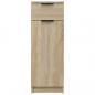 Preview: Badschrank Sonoma-Eiche 32x34x90 cm Holzwerkstoff