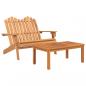 Preview: 2-tlg. Garten-Lounge-Set Adirondack Massivholz Akazie