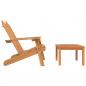 Preview: 2-tlg. Garten-Lounge-Set Adirondack Massivholz Akazie