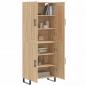 Preview: Highboard Sonoma-Eiche 69,5x34x180 cm Holzwerkstoff