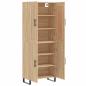 Preview: Highboard Sonoma-Eiche 69,5x34x180 cm Holzwerkstoff