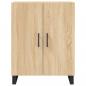 Preview: Highboard Sonoma-Eiche 69,5x34x180 cm Holzwerkstoff