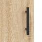 Preview: Highboard Sonoma-Eiche 69,5x34x180 cm Holzwerkstoff