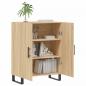 Preview: Sideboard Sonoma-Eiche 69,5x34x90 cm Holzwerkstoff