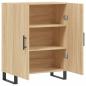 Preview: Sideboard Sonoma-Eiche 69,5x34x90 cm Holzwerkstoff