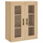 Preview: Highboard Sonoma-Eiche 69,5x34x180 cm Holzwerkstoff