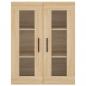 Preview: Highboard Sonoma-Eiche 69,5x34x180 cm Holzwerkstoff