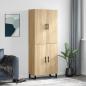 Preview: ARDEBO.de - Highboard Sonoma-Eiche 69,5x34x180 cm Holzwerkstoff