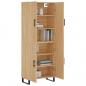 Preview: Highboard Sonoma-Eiche 69,5x34x180 cm Holzwerkstoff