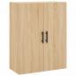 Preview: Highboard Sonoma-Eiche 69,5x34x180 cm Holzwerkstoff