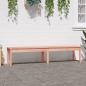 Preview: ARDEBO.de - 2-Sitzer-Gartenbank 203,5x44x45 cm Massivholz Douglasie